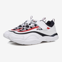 Fila Ray Td - Poikien Ahdonghwa Kengät - Valkoinen/Punainen/Laivastonsininen | FI-61882